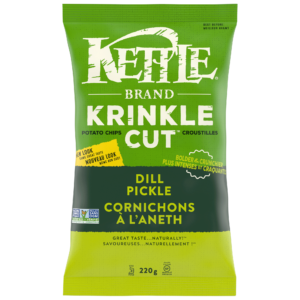 Kettle Brand Krinkle Cut Dill Pickle Potato Chips