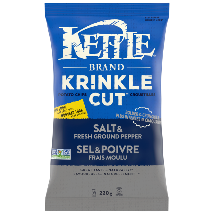 Krinkle Cut™ Sel et Poivre Frais Moulu