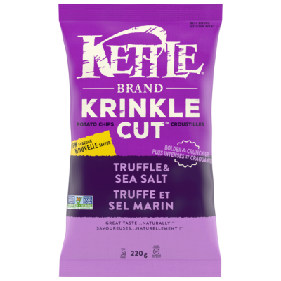 Kettle Brand Krinkle Cut Truffle and Sea Salt Potato Chips