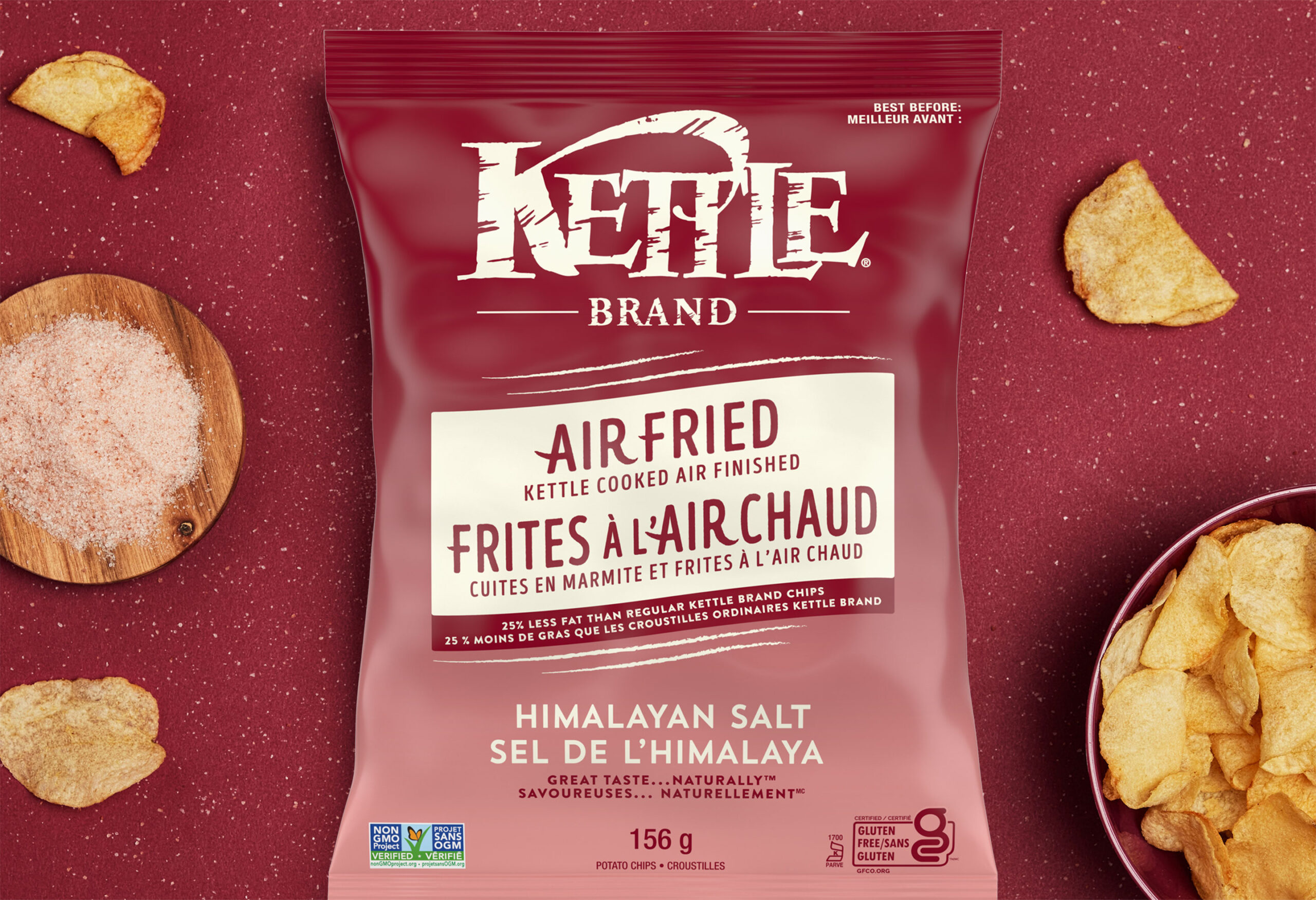 Air Fried Himalayan Salt Chips